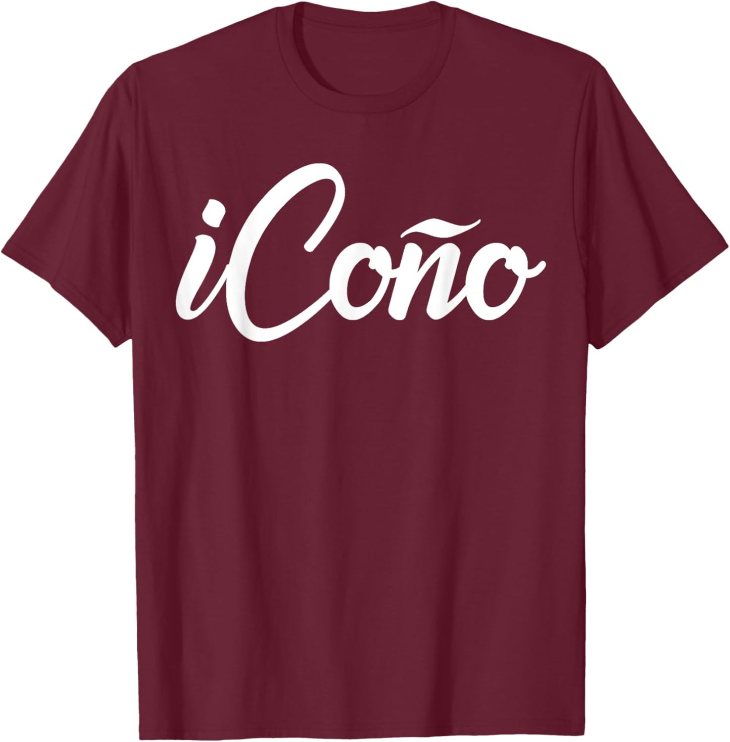 iCono Proud Spanish Bilingual Castilian Slang Humorous Gift T-Shirt - T-Shirt | Maroon