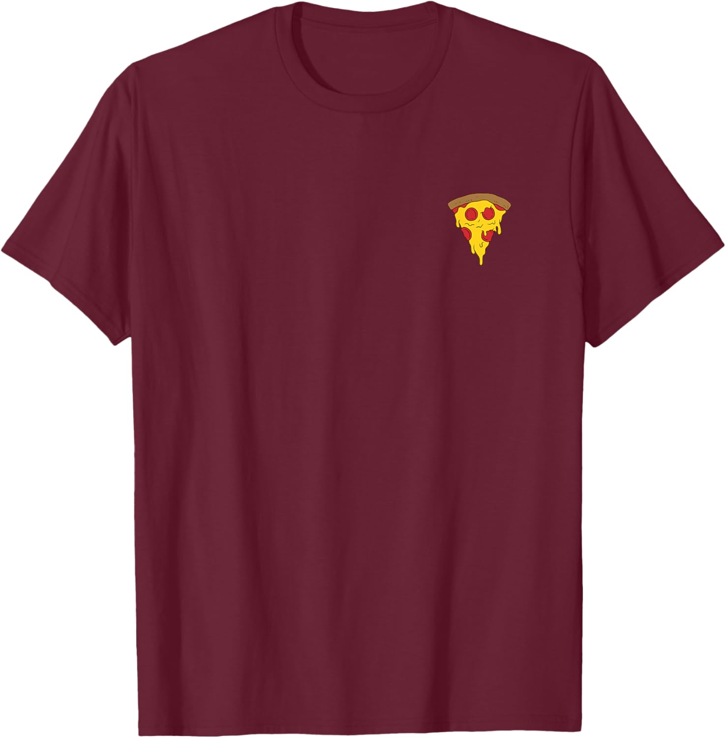 Pepperoni Pizza Pocket Fast Food Lover Baker T-Shirt - T-Shirt | Maroon