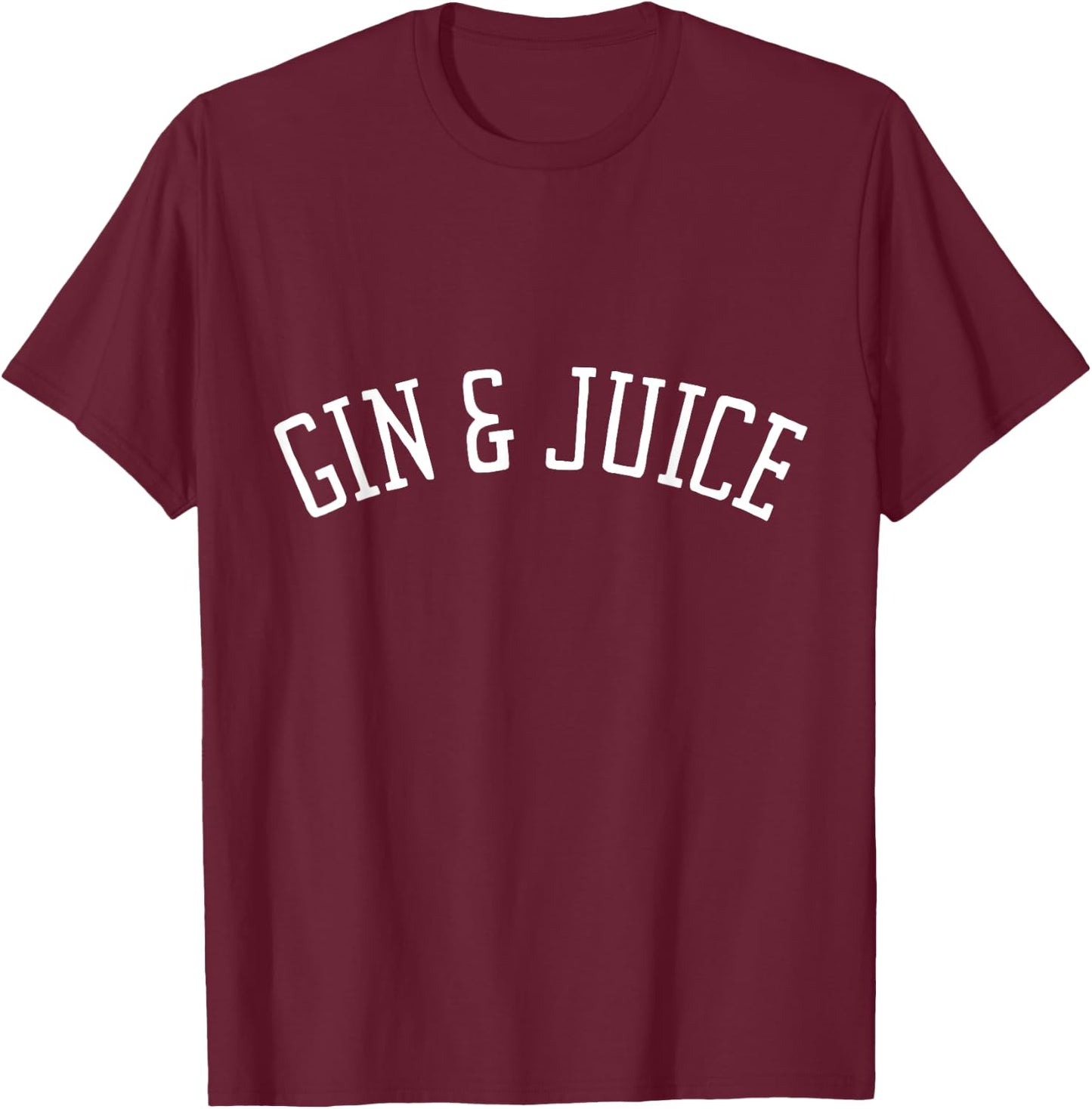 Retro Vintage Classic Gin + Juice shirt Gin and Juice T-Shirt - T-Shirt | Maroon