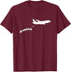 KC46 Pegasus Santa's Sleigh Funny Christmas Aviation AvGeek T-Shirt - T-Shirt | Maroon