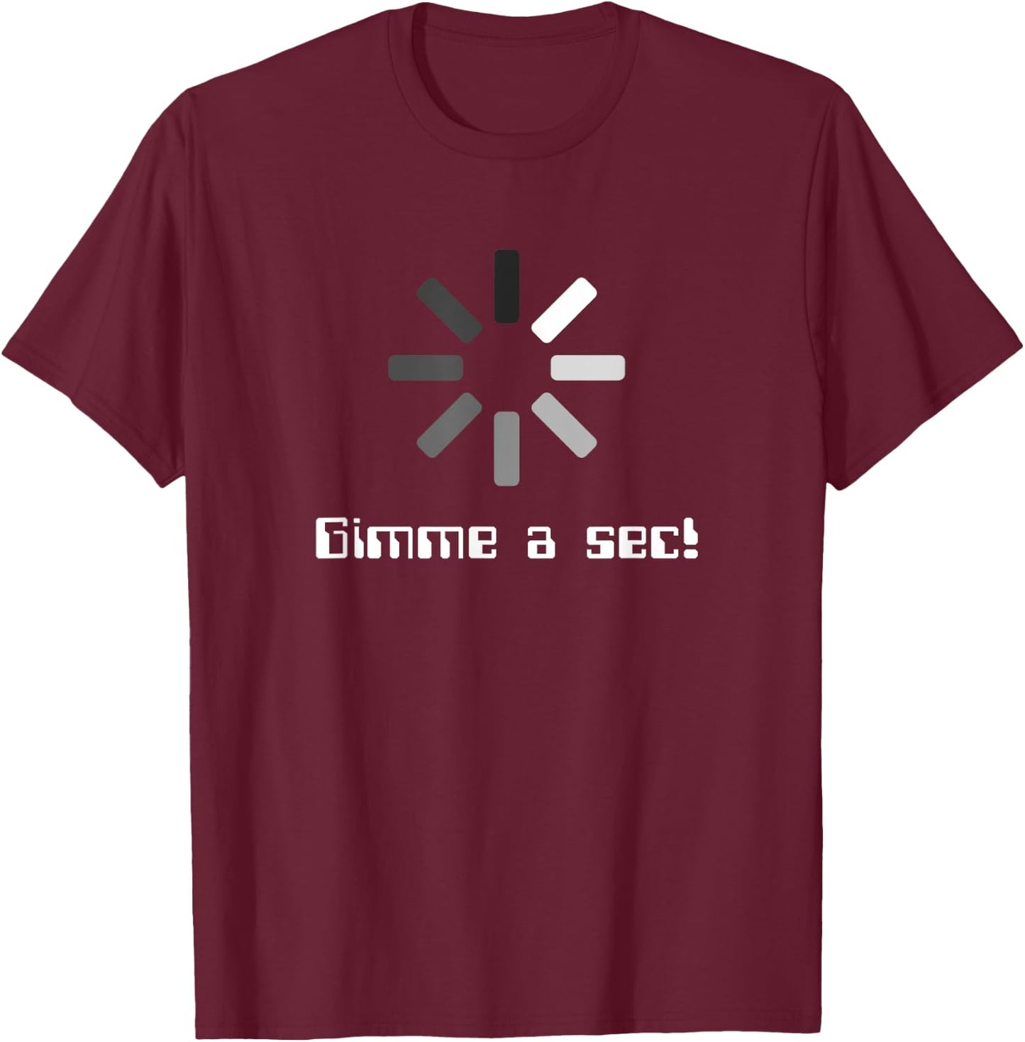 Throbber Icon Downloading Funny Computer Nerd T-Shirt - T-Shirt | Maroon