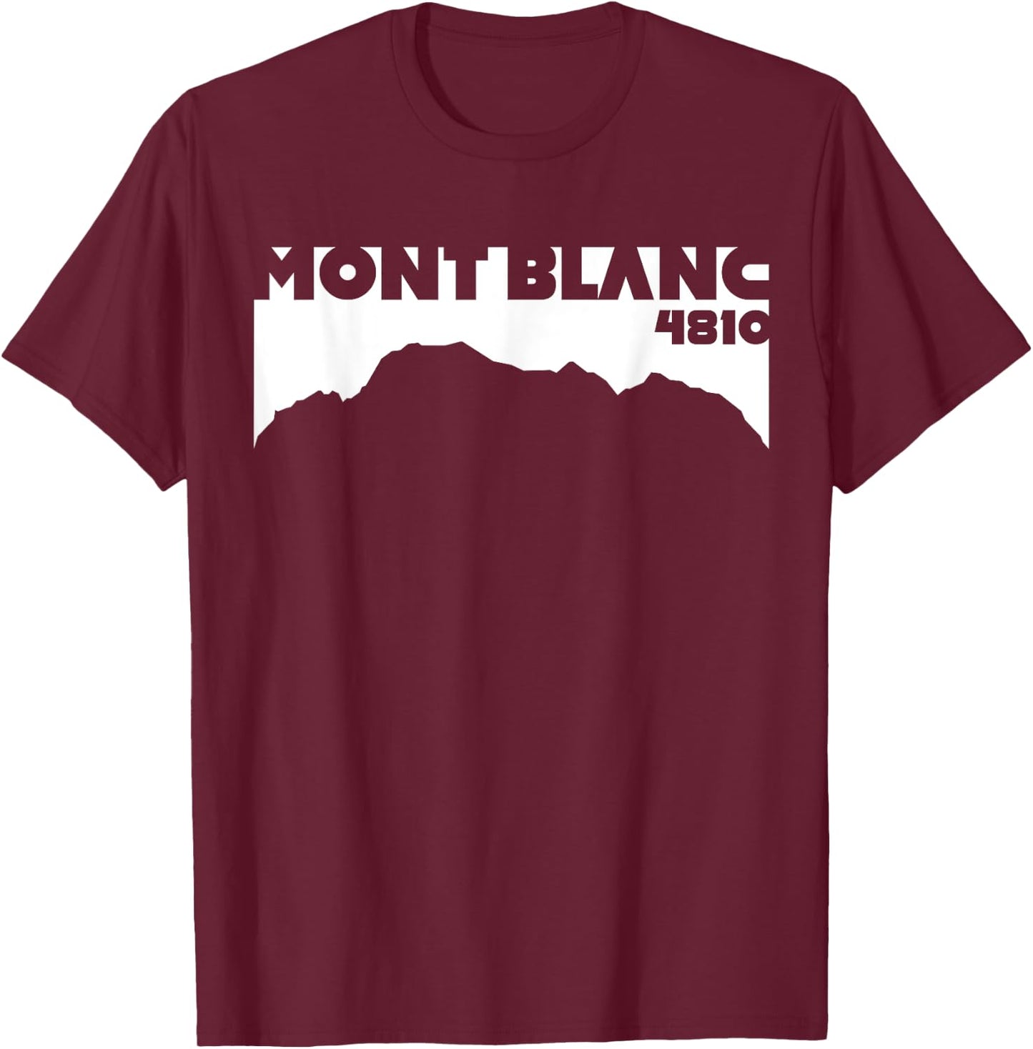 Tour Du Mont Blanc Hike Montblanc TMB Hiking Trekking Gifts T-Shirt - T-Shirt | Maroon