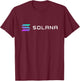 Solana Krypto T-Shirt - T-Shirt | Maroon