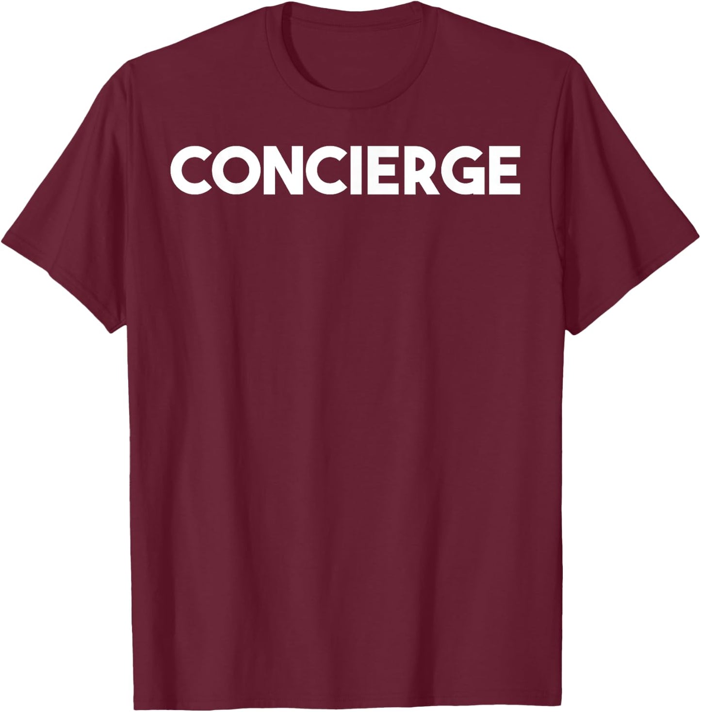 Concierge T-Shirt - T-Shirt | Maroon