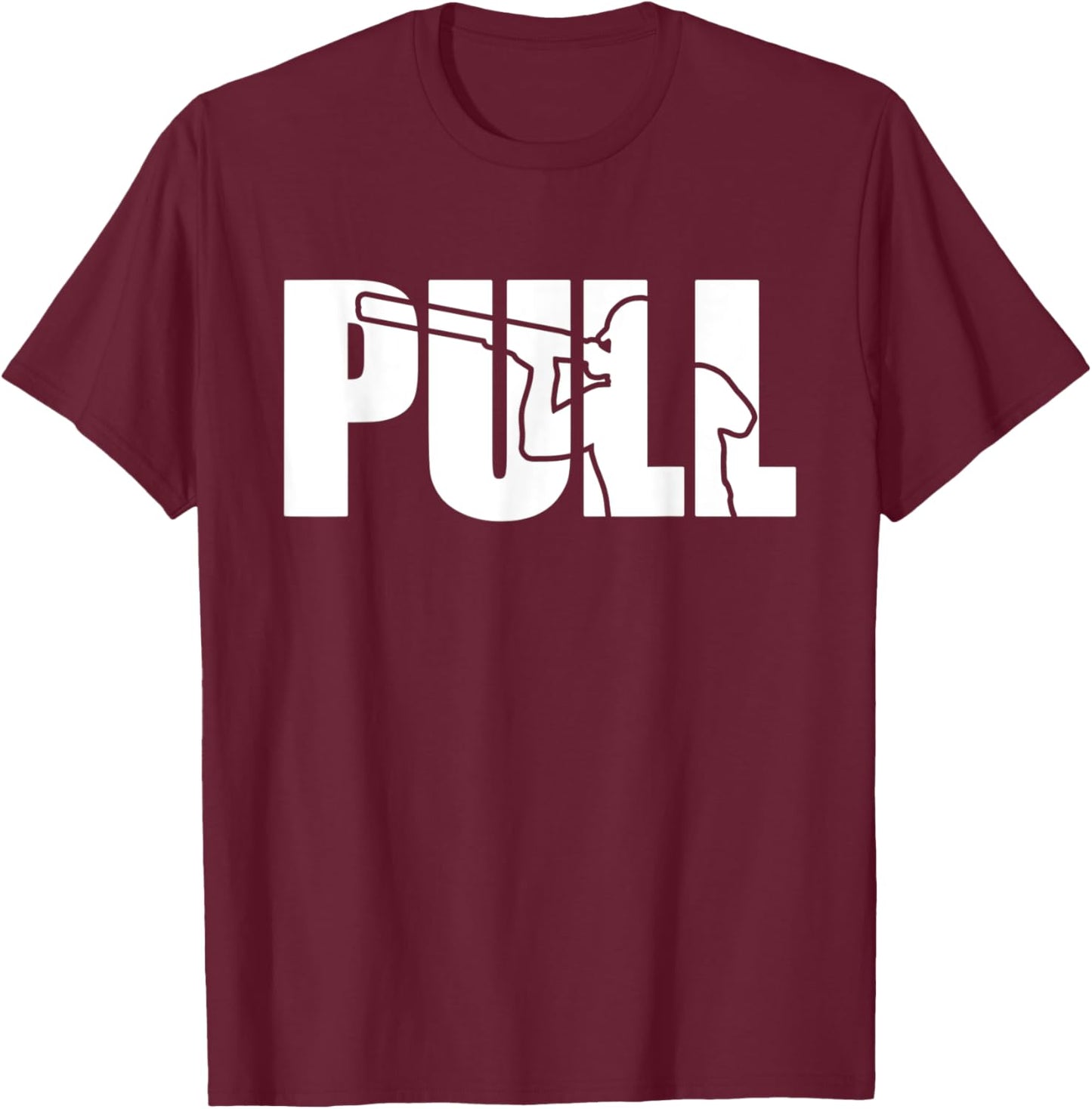 Funny Skeet Shooting Trap Sporting Clay Shooter Shotgun Gift T-Shirt - T-Shirt | Maroon