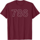 Miami, Hialeah, Kendall, Key West: South FL - Area Code 786 T-Shirt - T-Shirt | Maroon