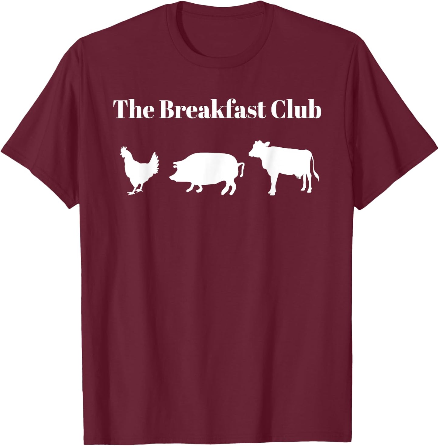 Food Shirt The Breakfast Club T-Shirt - T-Shirt | Maroon