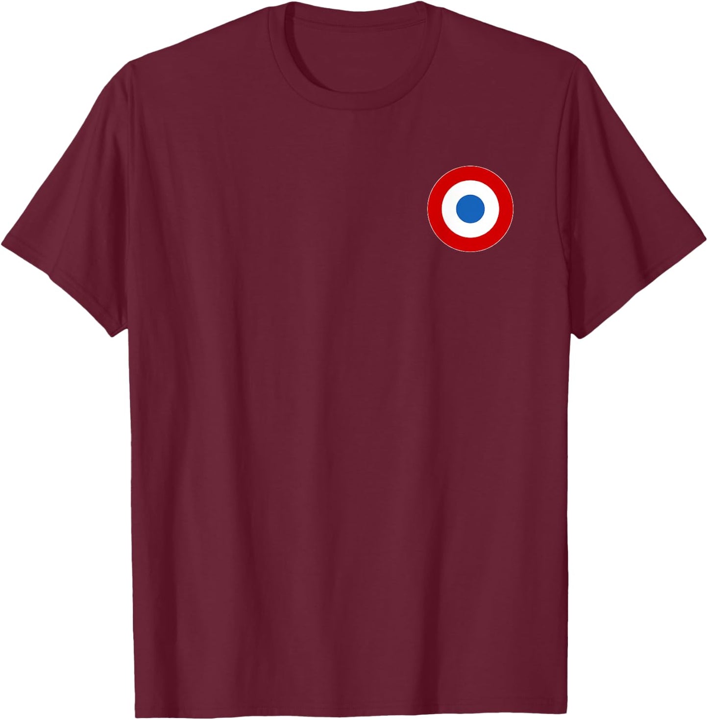 France Air Force Roundel Faf French Armed Forces T-Shirt - T-Shirt | Maroon