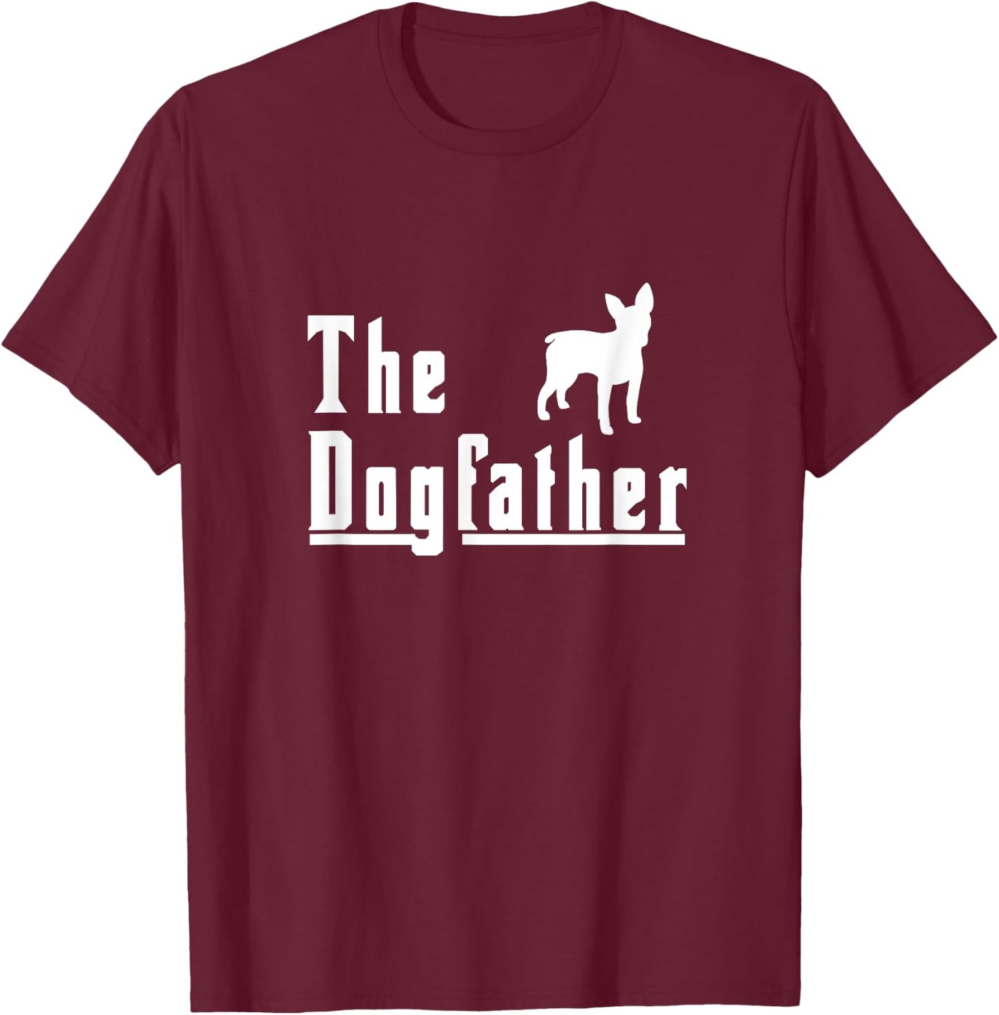 The Dogfather Toy Fox Terrier Shirt T-Shirt - T-Shirt | Maroon