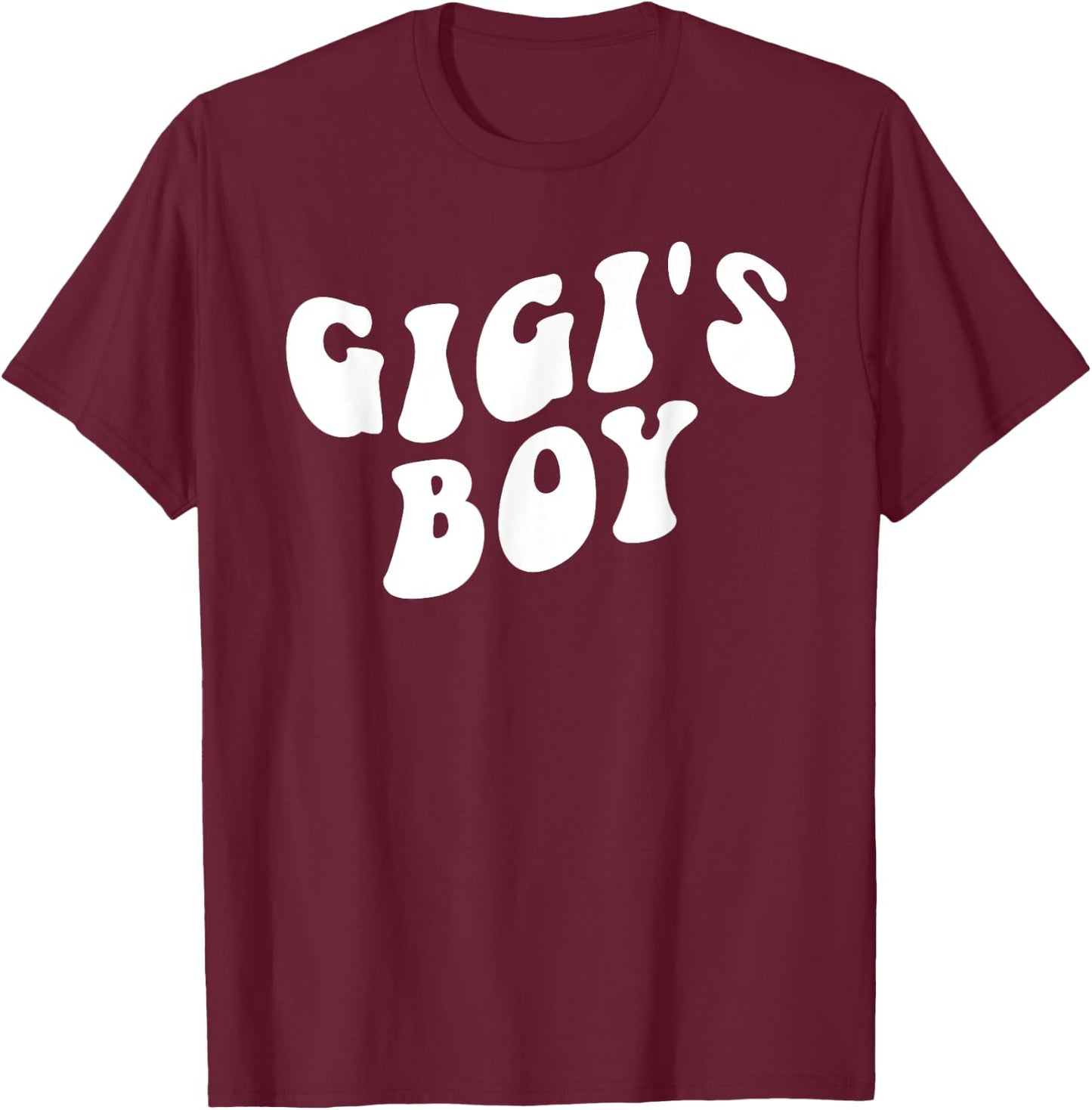 Gigi's Boy From Gigi To Grandson T-Shirt - T-Shirt | Maroon