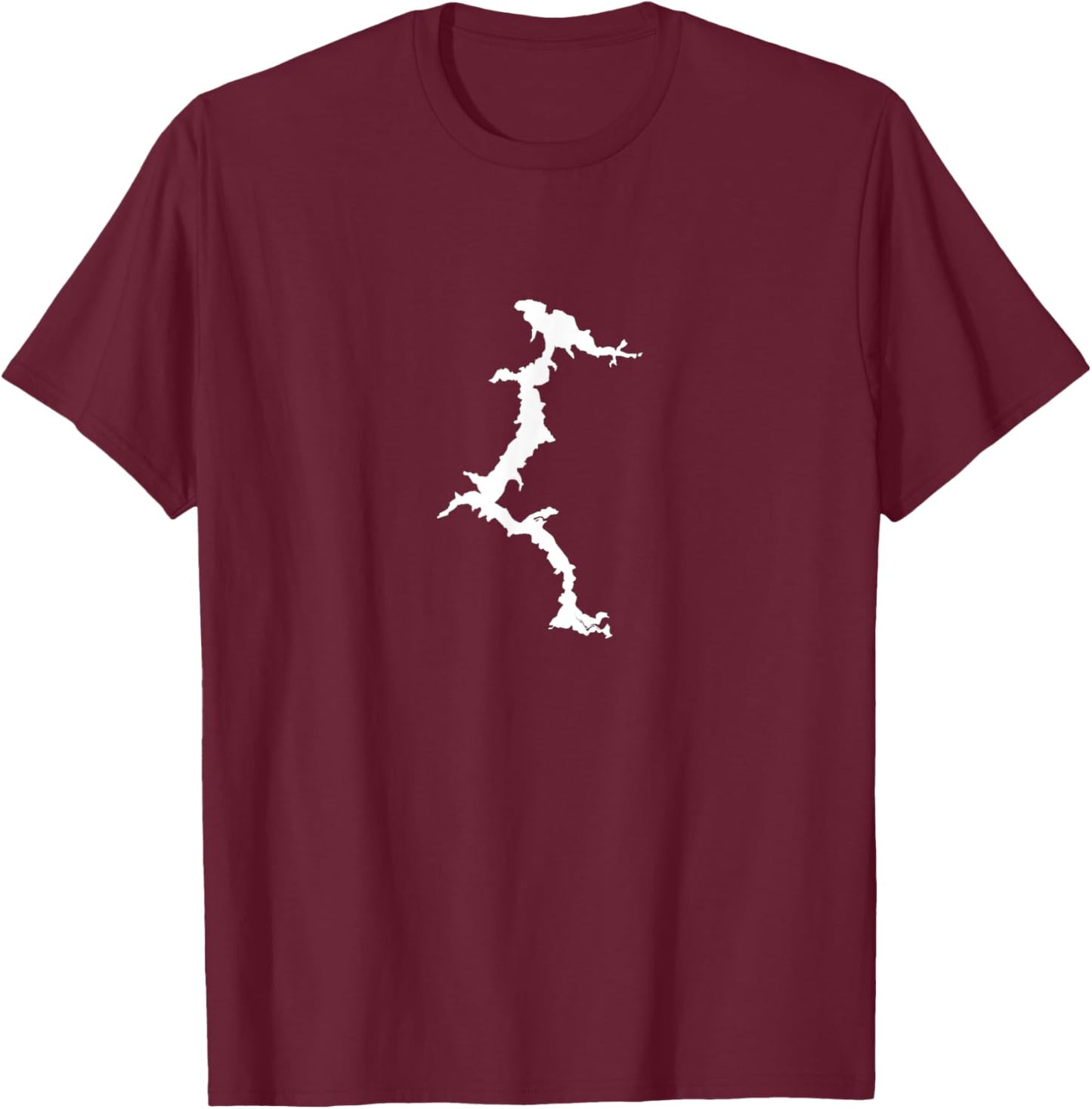 Lake Coeur d'Alene T-Shirt - T-Shirt | Maroon