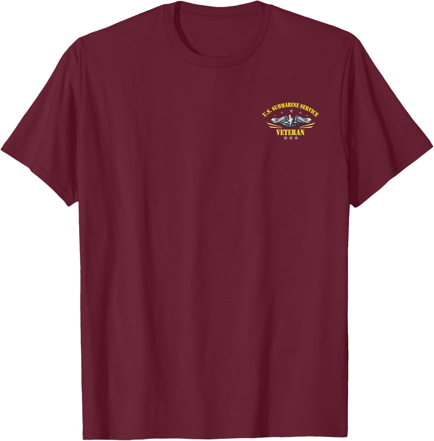 U.S Submarine Service Pride Runs Deep Patriotic Veterans Day Women Men T-Shirt - T-Shirt | Maroon