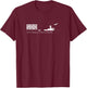 SDQ Airport Code for Santo Domingo Dominican Republic T-Shirt - T-Shirt | Maroon