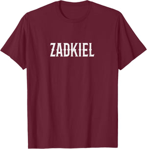 Saint Zadkiel the Archangel Traditional Catholic Prayer T-Shirt - T-Shirt | Maroon