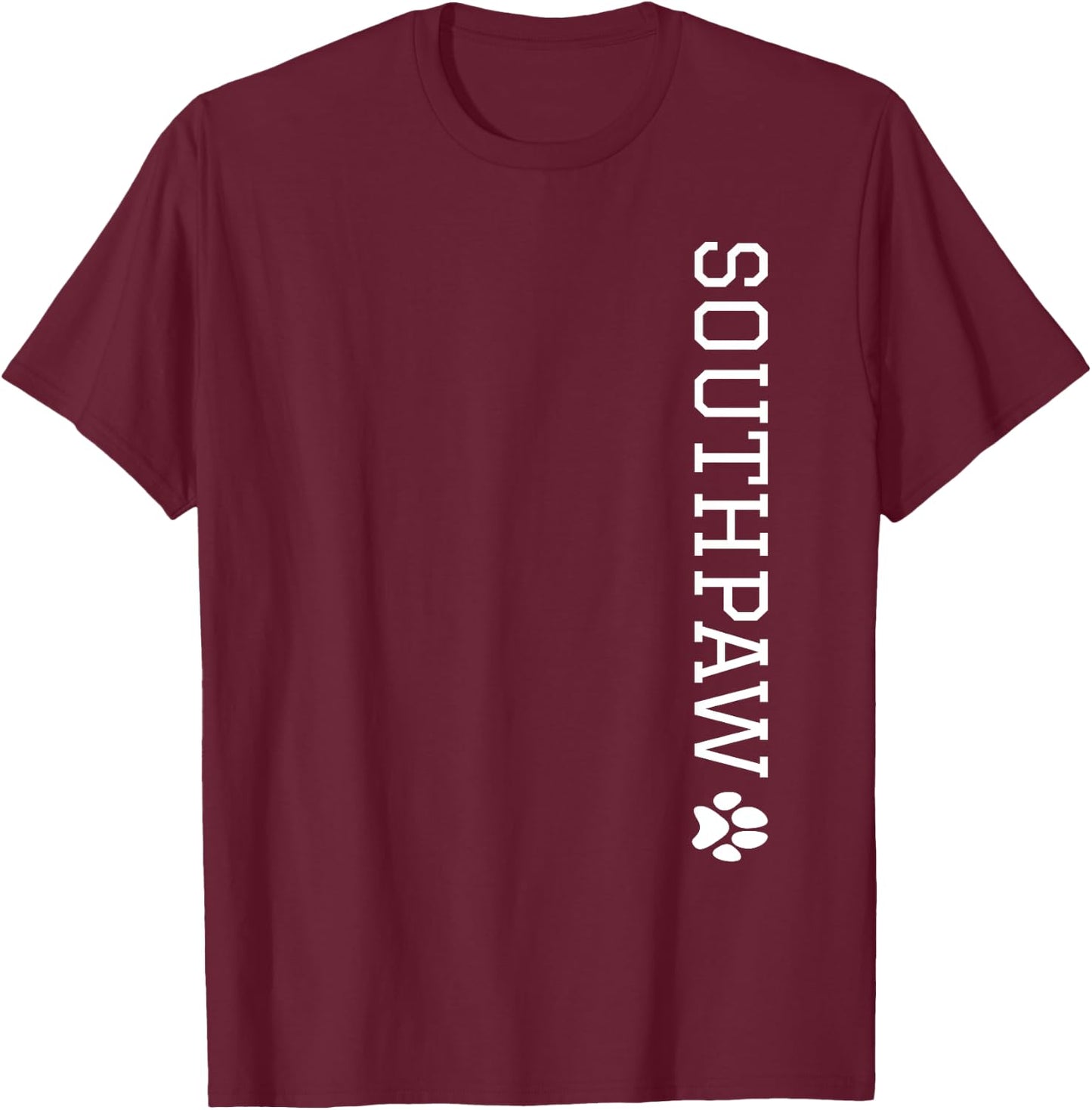 Southpaw - Lefty - Left Handed Genius T-Shirt - T-Shirt | Maroon