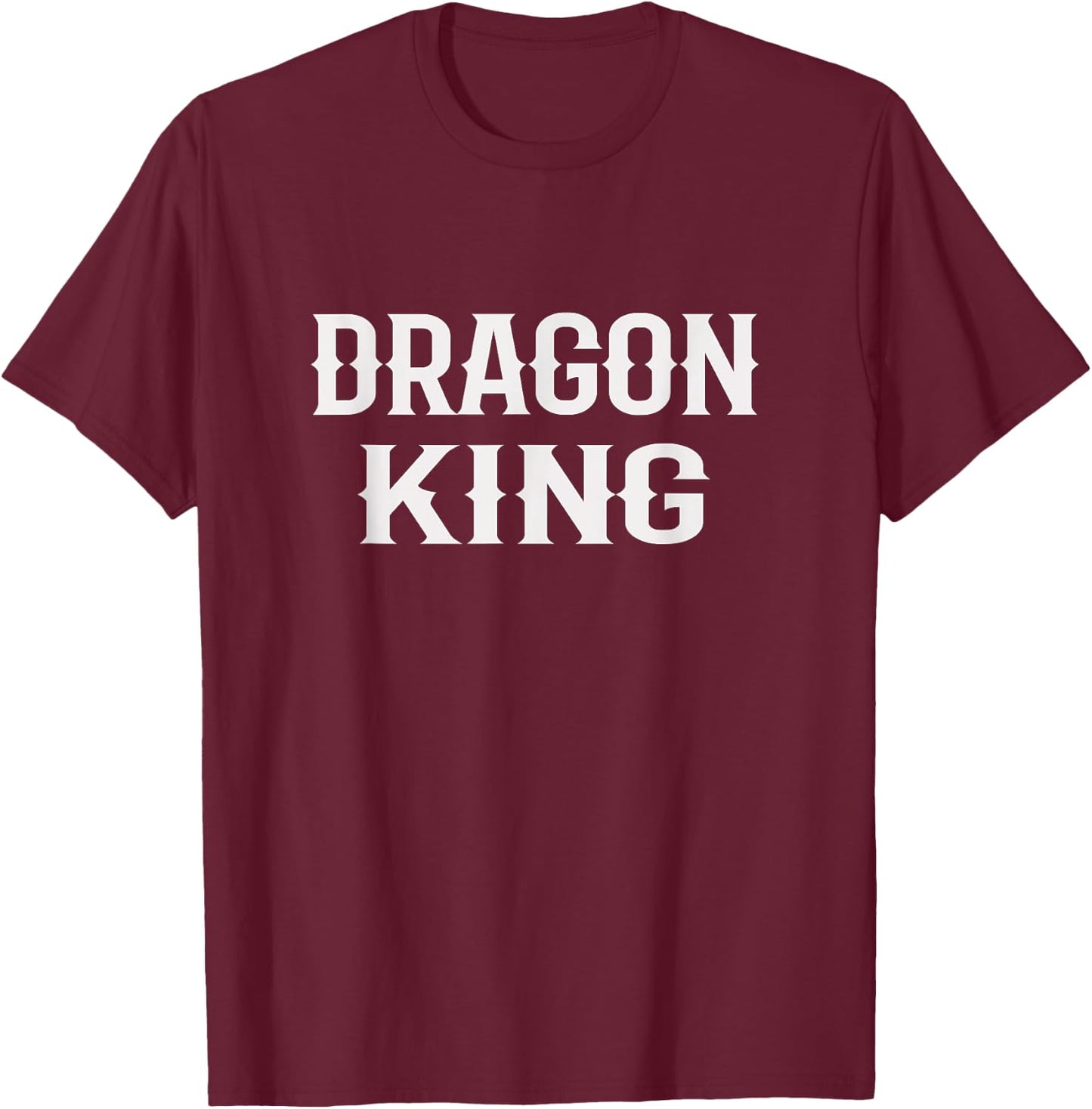 Dragon King Costume / Chinese God Cosplay Dragon King Outfit T-Shirt - T-Shirt | Maroon