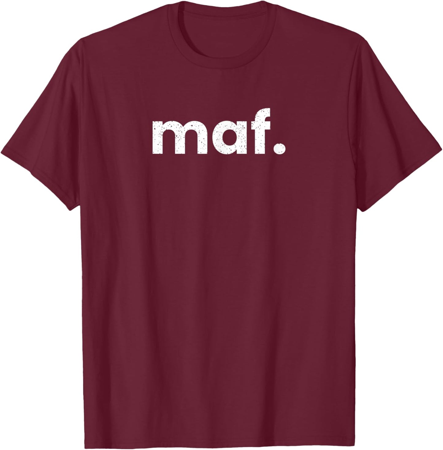 MAF Midland Odessa Texas Airport Code List MAF T-Shirt - T-Shirt | Maroon