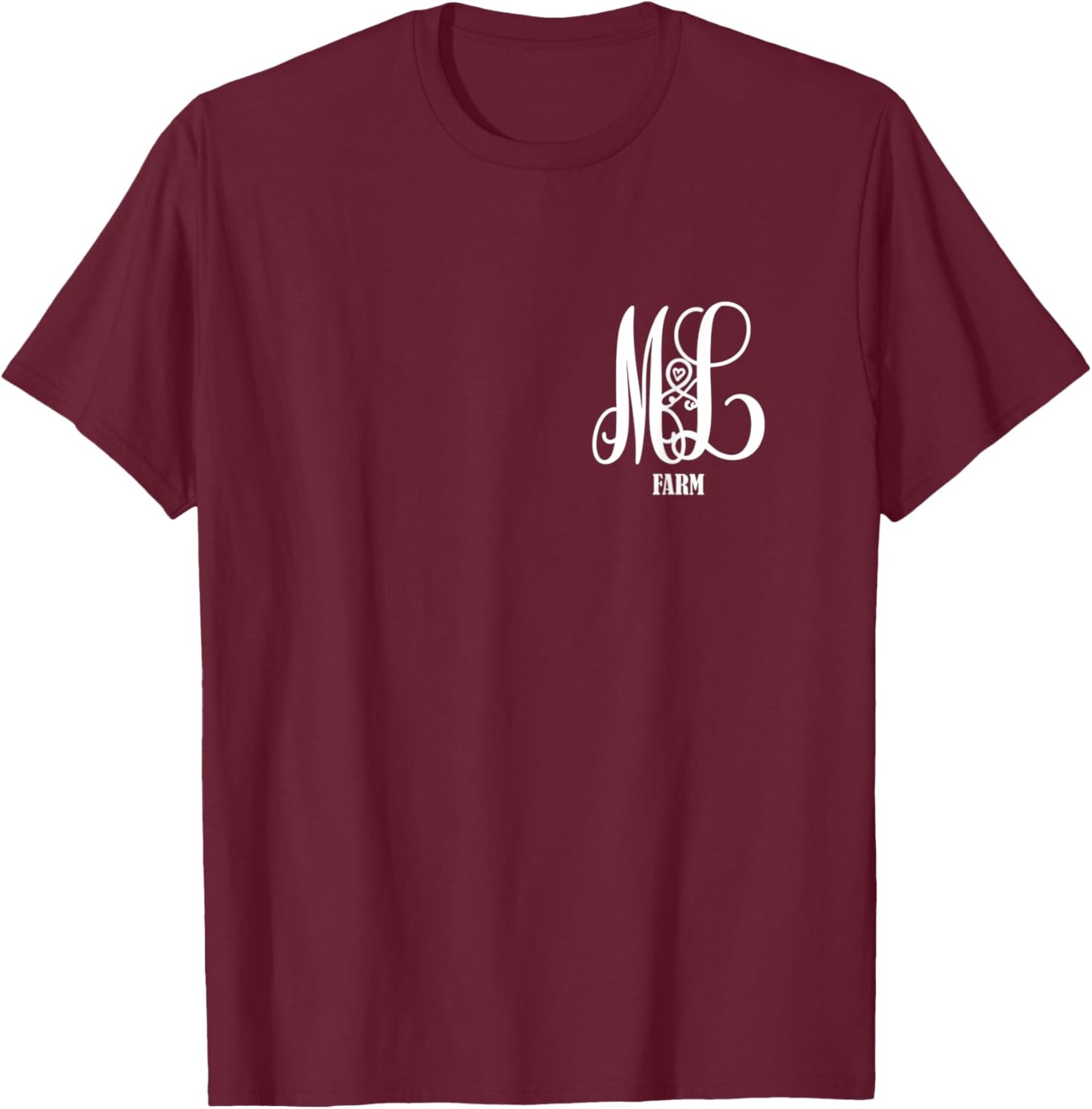 M&L Farm T-Shirt - T-Shirt | Maroon