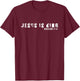 Jesus Is King Bible Verse Scripture Christian T-Shirt - T-Shirt | Maroon