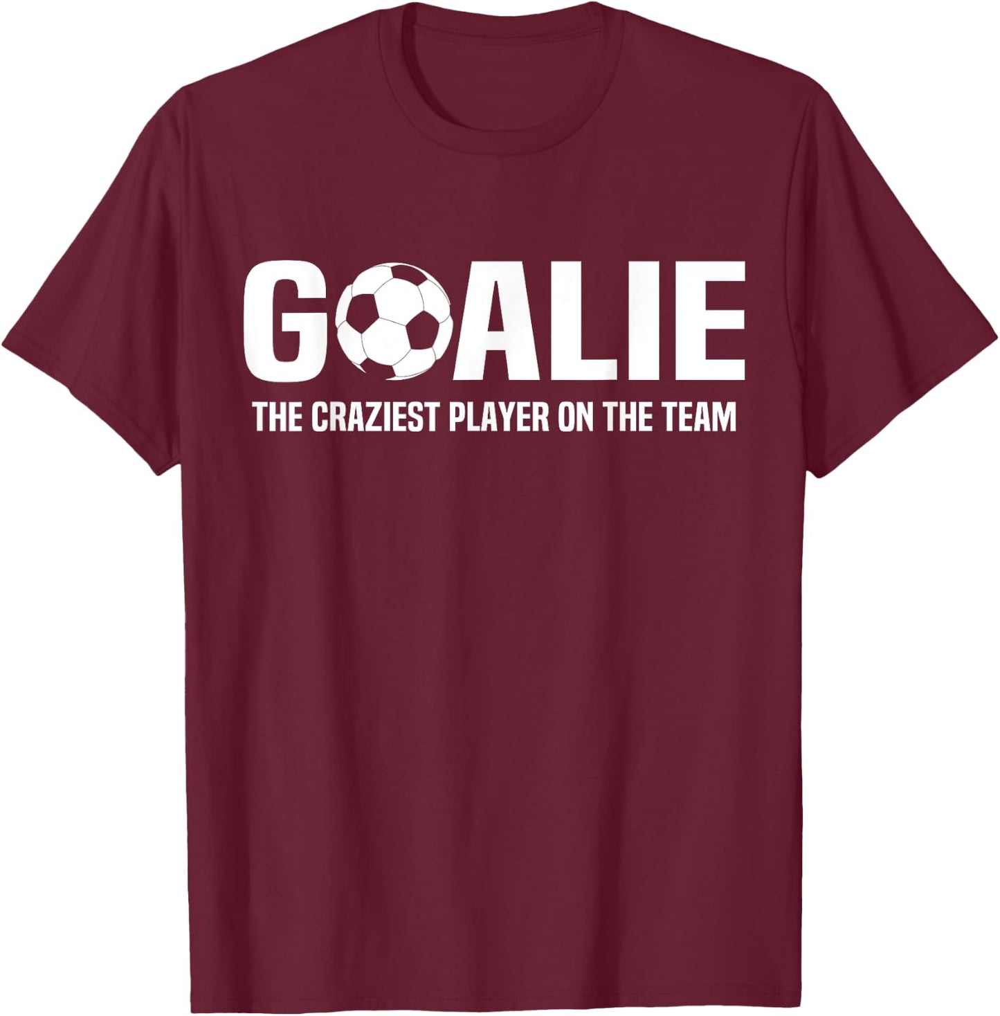 Soccer Goalie Definition Goalkeeper Funny Soccer Football T-Shirt - T-Shirt | Maroon