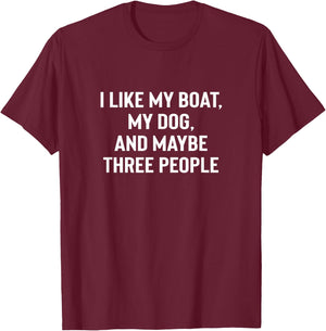 Funny Boating Gifts Women Boaters Boat Owner Small T-Shirt - T-Shirt | Maroon