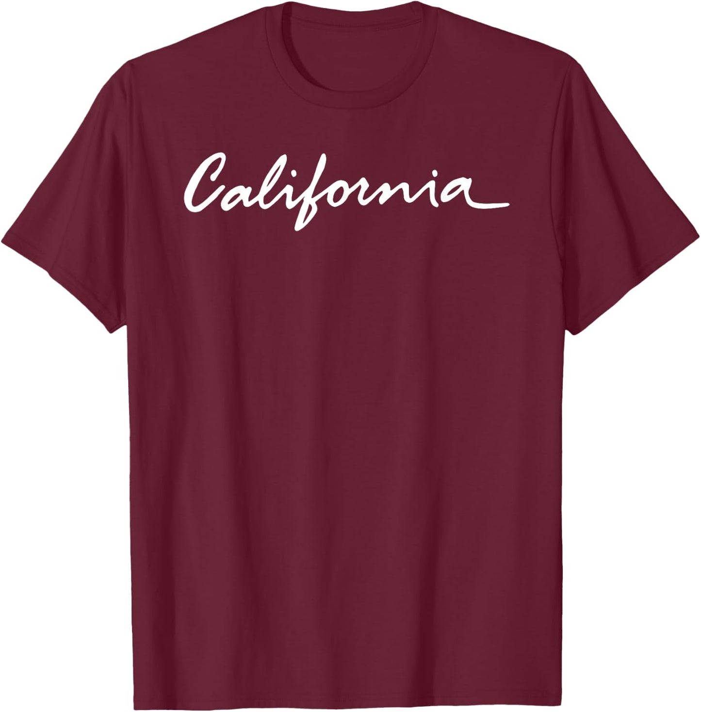 Retro California Surf Vintage Beach Venice License Plate Women Girls Kids T-Shirt - T-Shirt | Maroon