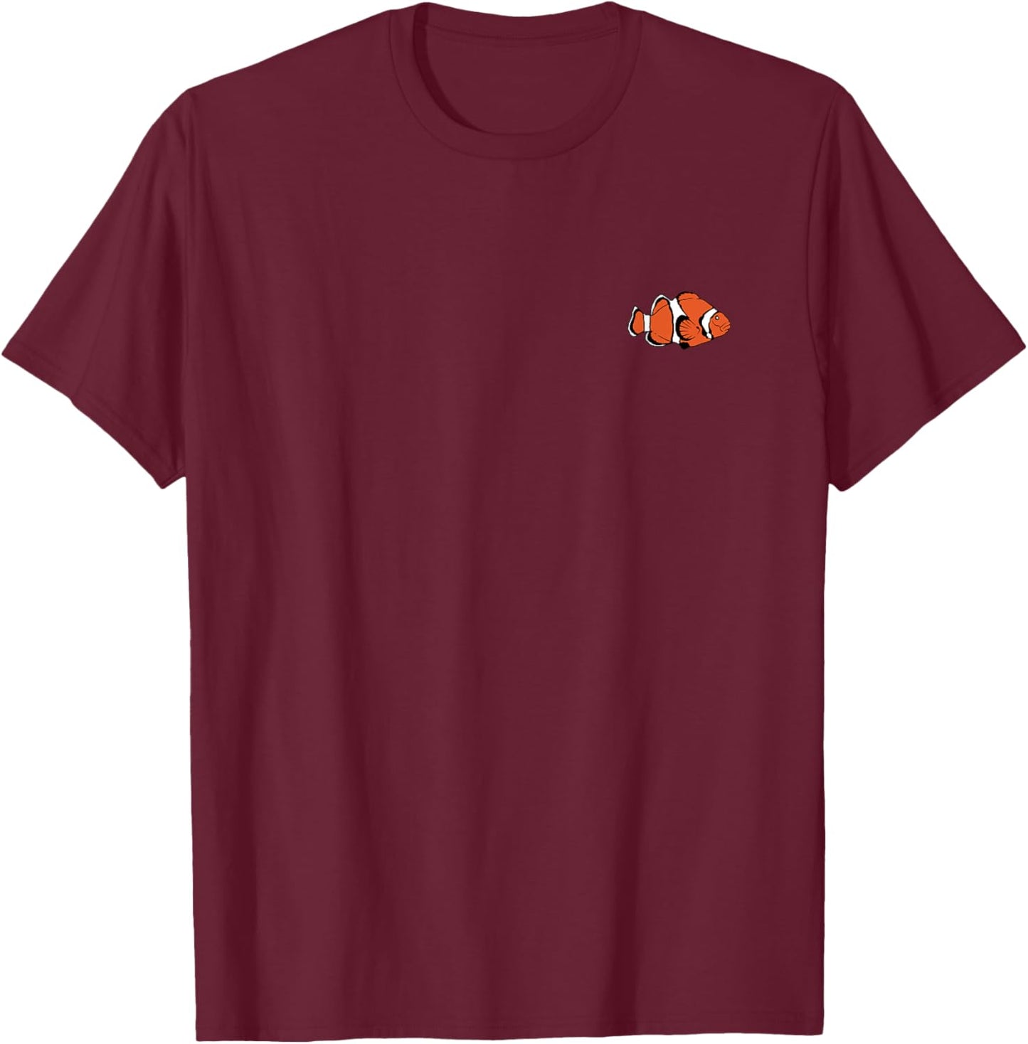 Nemo Fish Sea Animal Clownfish Lover Fishermen T-Shirt - T-Shirt | Maroon