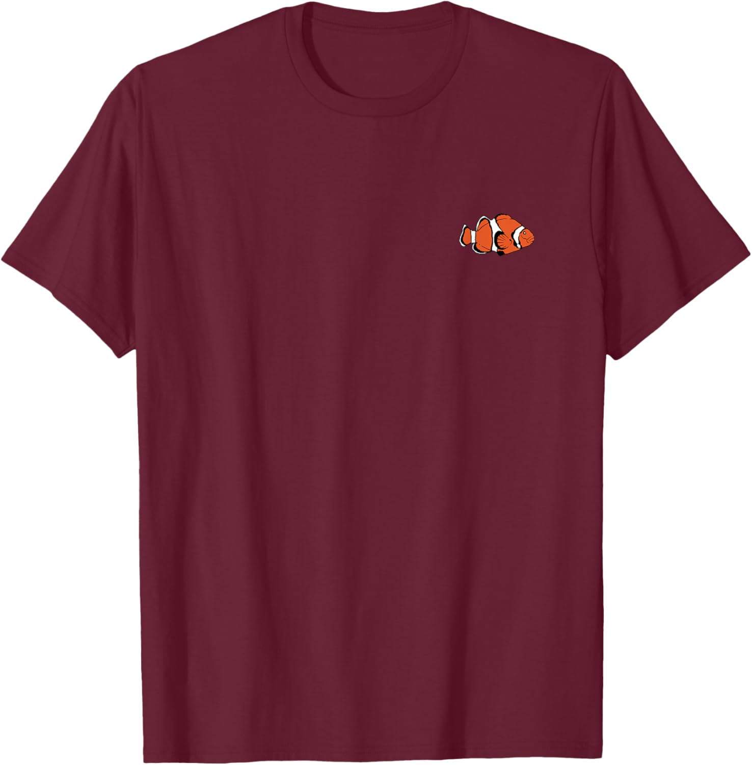 Nemo Fish Sea Animal Clownfish Lover Fishermen T-Shirt - T-Shirt | Maroon