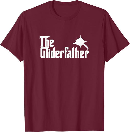 The Glider Father Funny Sugar Glider Owner Dad Father Gift T-Shirt - T-Shirt | Maroon