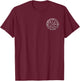 Nordic Valhalla Viking Compass Vegvisir Symbol Odin Pagan T-Shirt - T-Shirt | Maroon