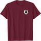 Soccer Heart, Football Heart - Funny Football Soccer Lover T-Shirt - T-Shirt | Maroon