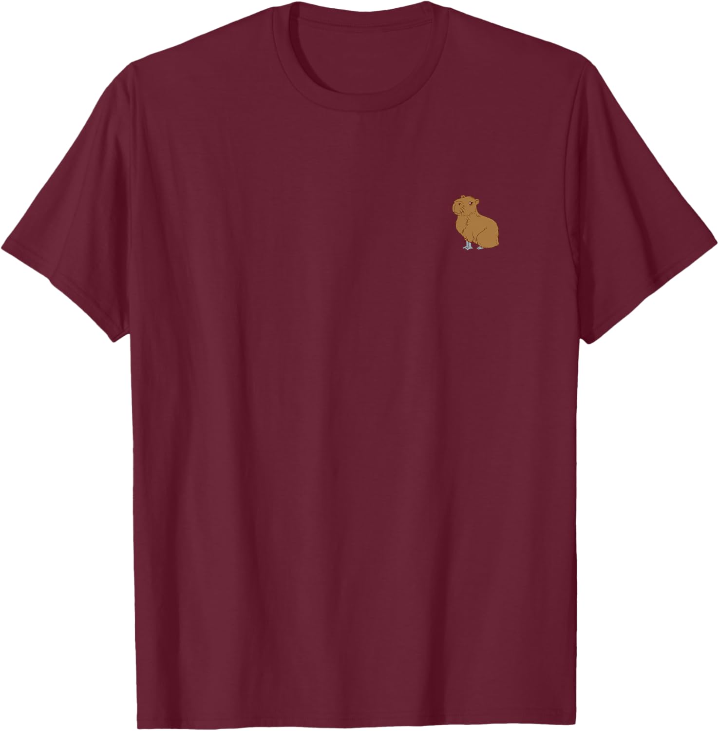 Capybara Native Rodent Lover Animal T-Shirt - T-Shirt | Maroon
