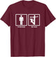 Lineman Shirt - Your Dad My Dad Lineman T-Shirt - T-Shirt | Maroon