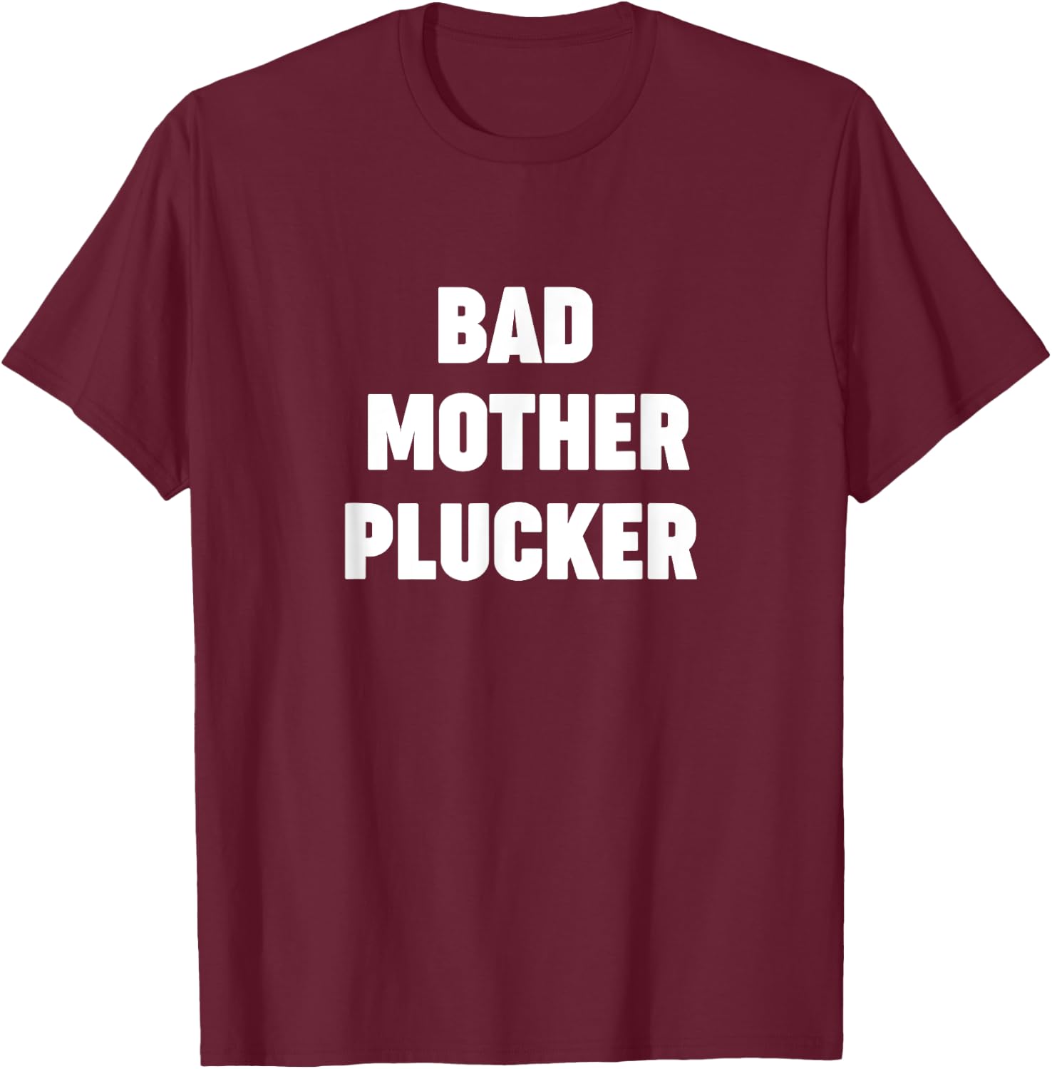 Fingerstyle Guitar Bad Mother Plucker T Shirt T-Shirt - T-Shirt | Maroon