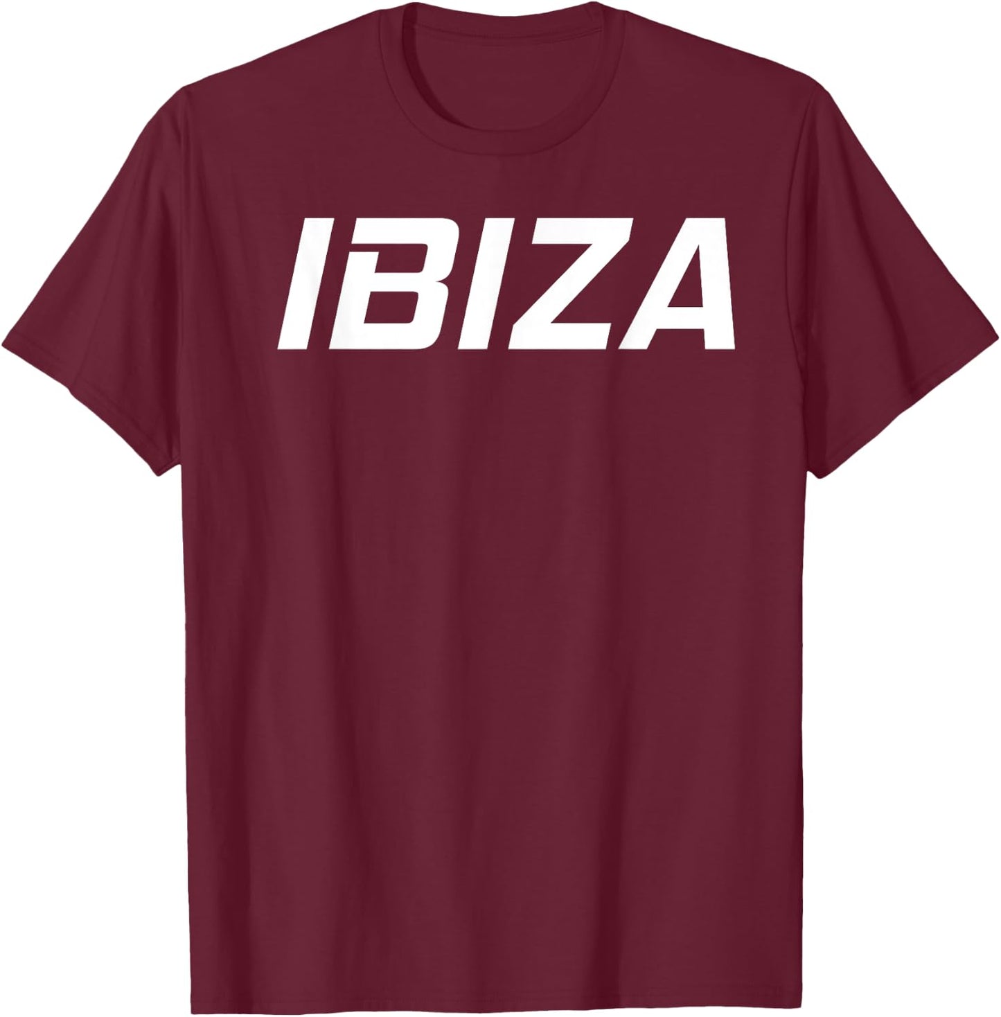 Ibiza Espana Beach Palm Tree Party Destination Gift Women Kids T-Shirt - T-Shirt | Maroon