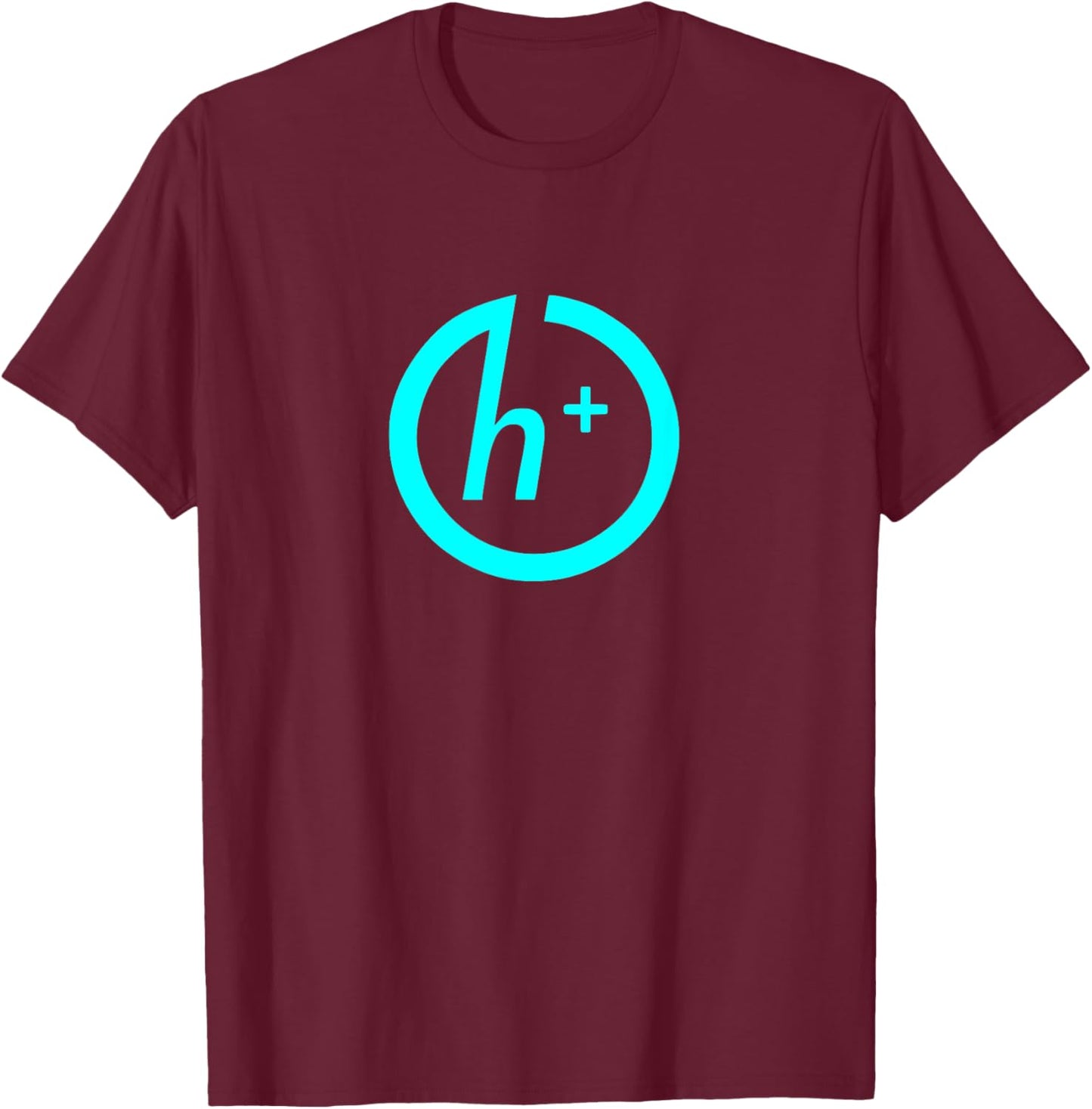 Transhuman Singularity Humanity's Cyborg Future T-Shirt - T-Shirt | Maroon