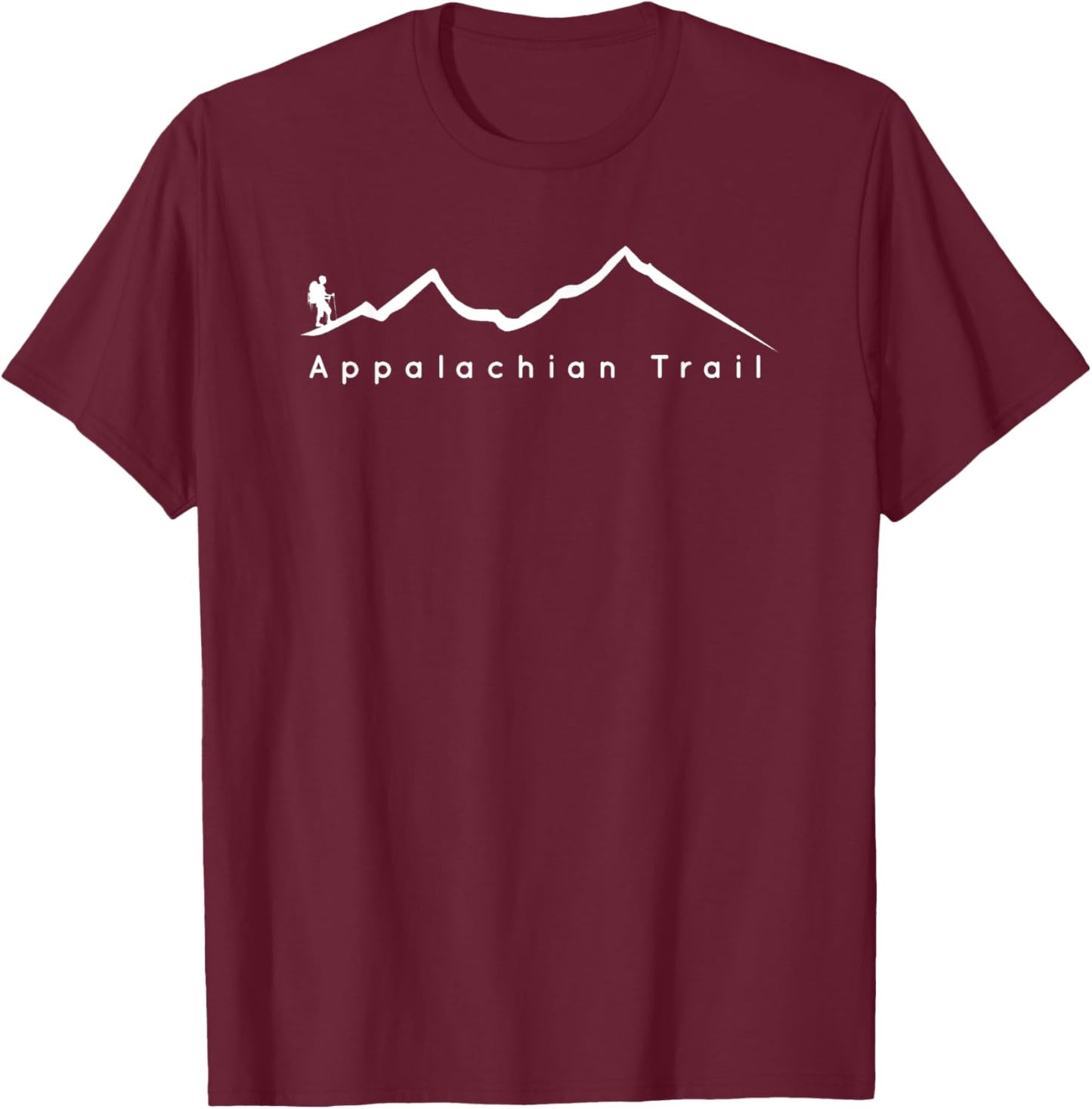 Appalachian Trail Backpacker T-Shirt - T-Shirt | Maroon