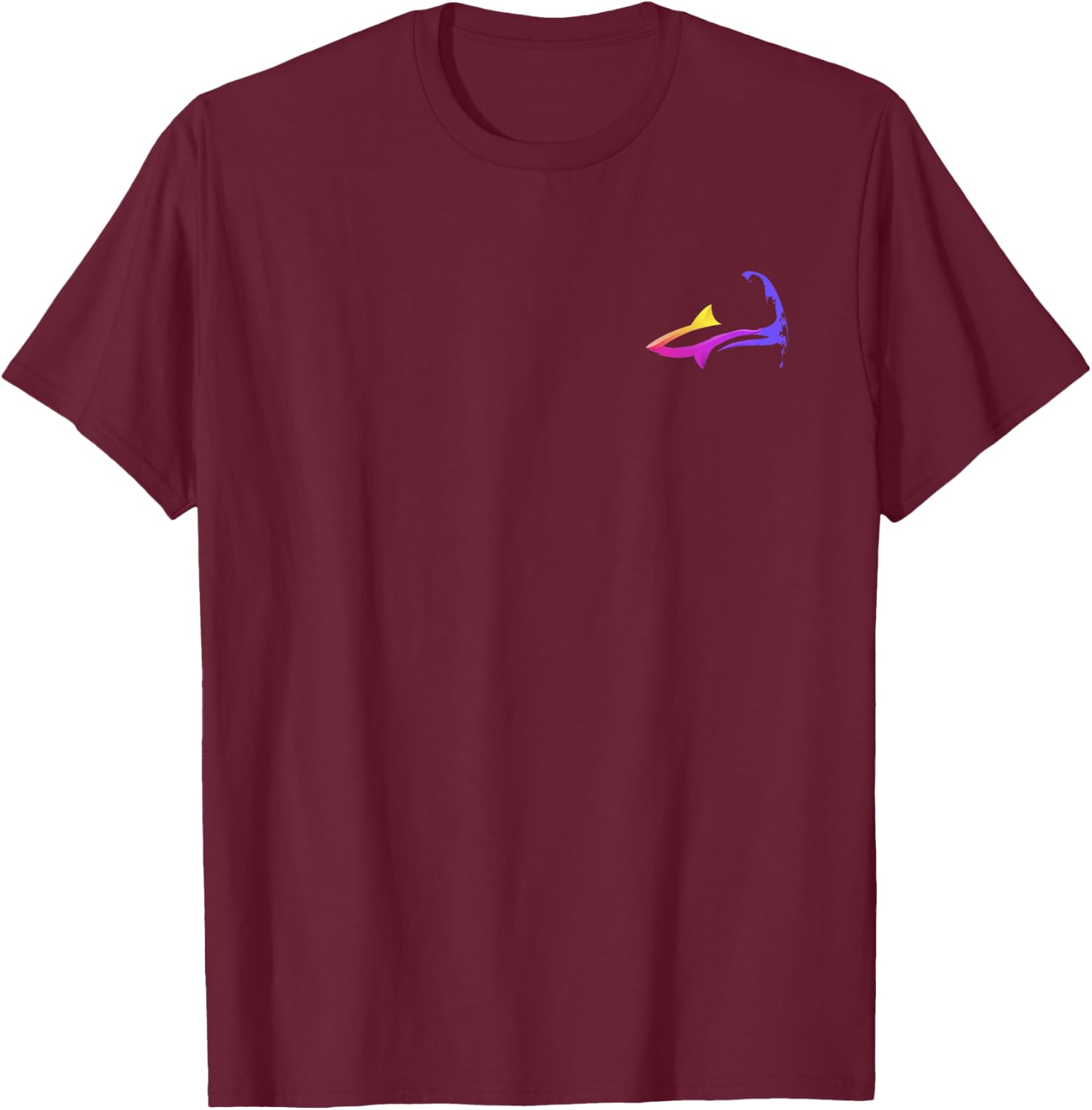 Cape Cod Shark Logo T-Shirt - T-Shirt | Maroon