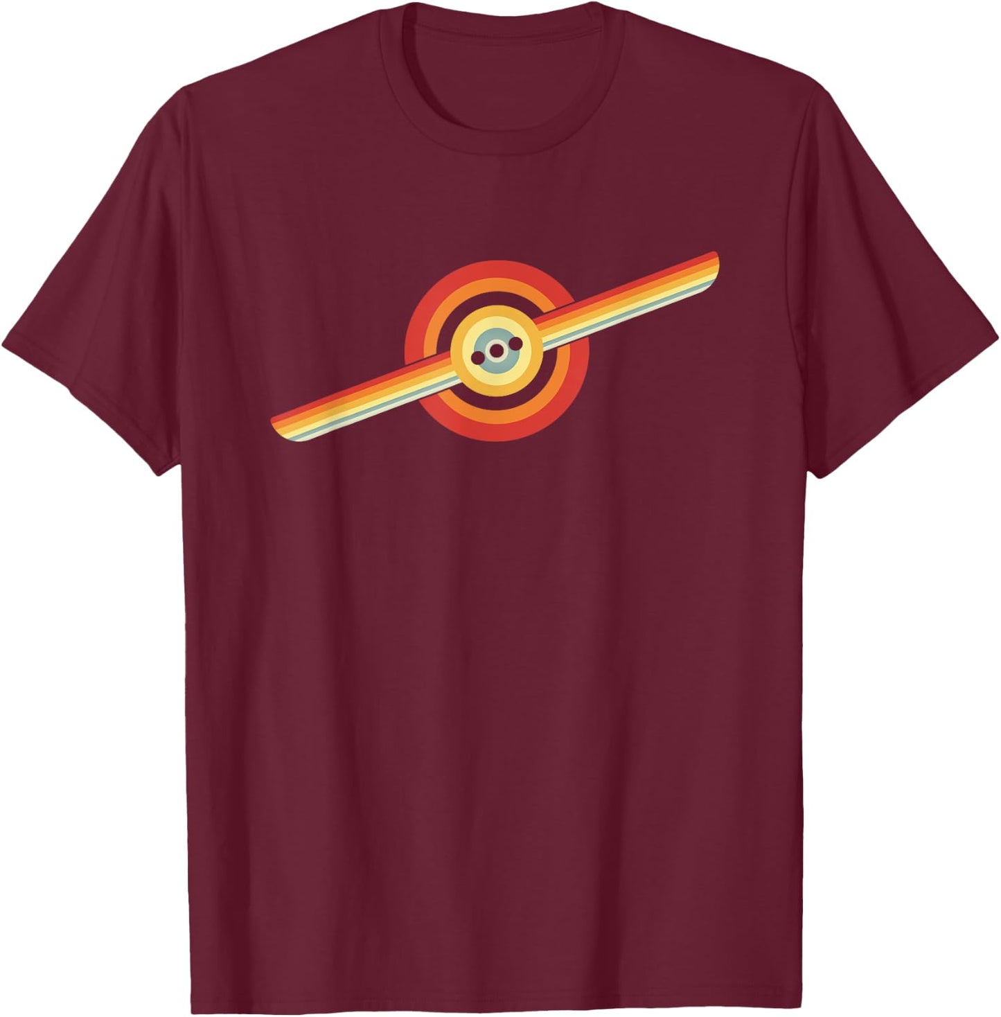 One Wheel Electric Skateboard Float Owner Skateboarding T-Shirt - T-Shirt | Maroon