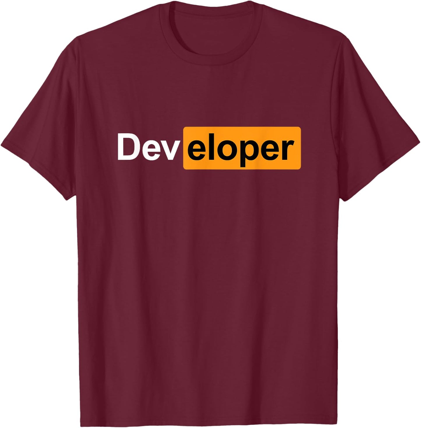 Developer Hub - Programmer T-Shirt - T-Shirt | Maroon