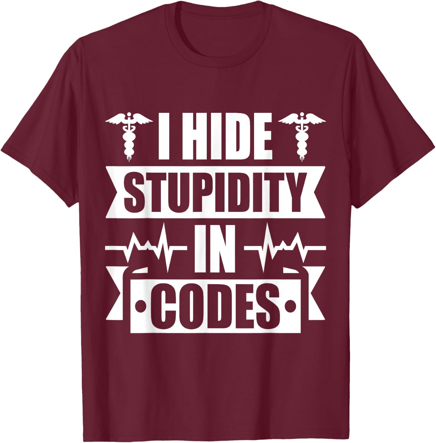 Medical coder medical coding T-Shirt - T-Shirt | Maroon