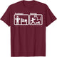 Funny Agility Dog Training T-Shirt - T-Shirt | Maroon