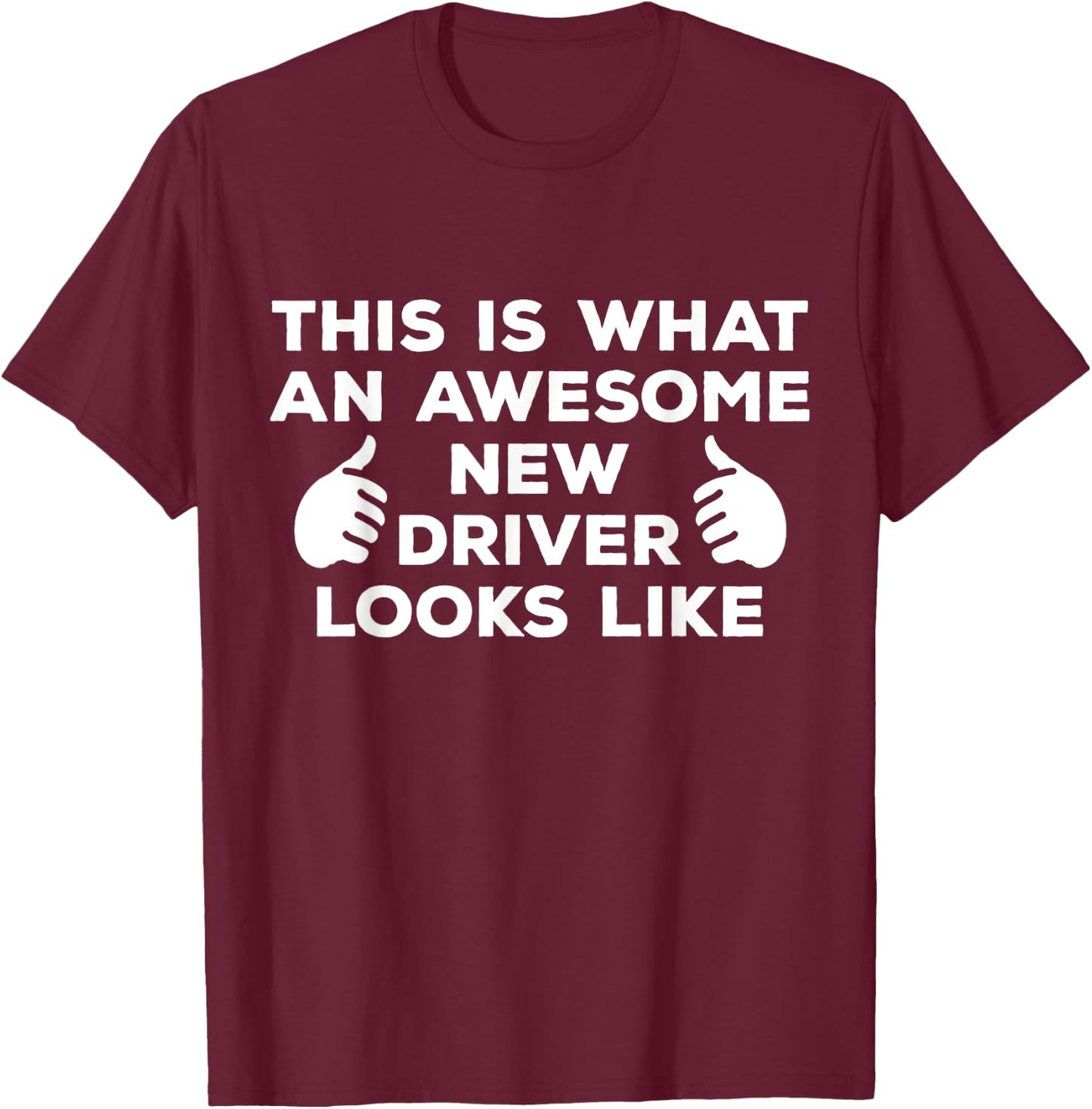 Driving Licence Passed: Driving School Driver, car T-Shirt - T-Shirt | Maroon