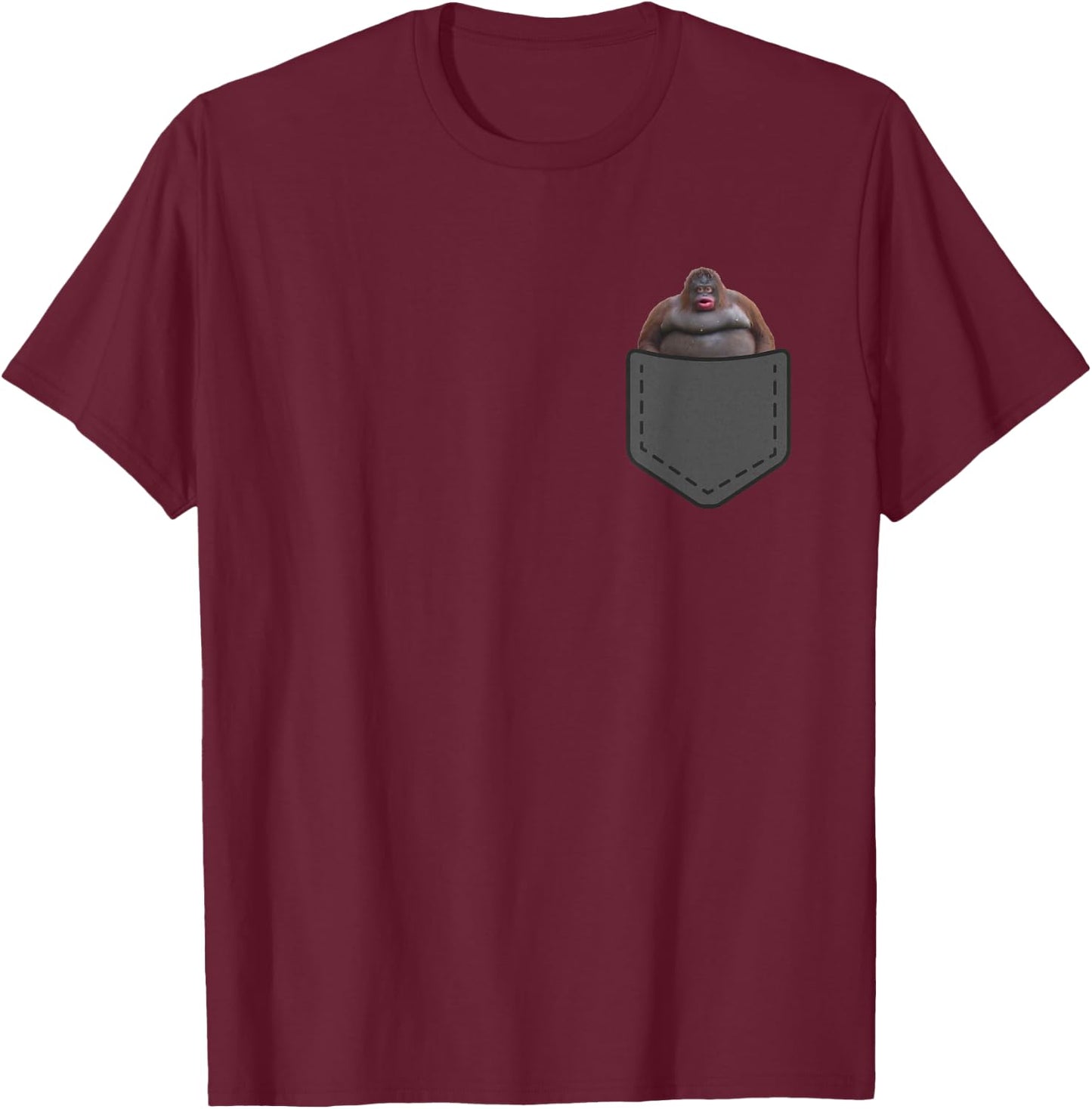 Uh Oh Stinky Meme Funny Le Monke T-Shirt - T-Shirt | Maroon