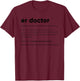 Gifts For ER Doctor -Adults Grey T-Shirt - T-Shirt | Maroon