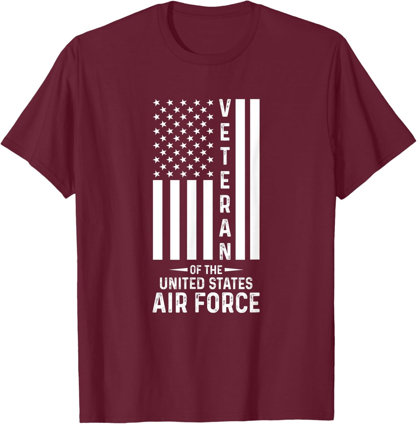 Veteran of the United States US Air Force T-Shirt - T-Shirt | Maroon