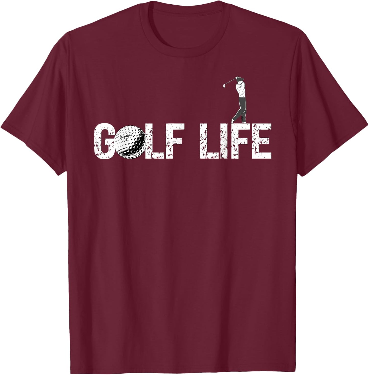 Golf Shirt I Love To Play Golf Novelty Fun Hobby Retirement T-Shirt - T-Shirt | Maroon