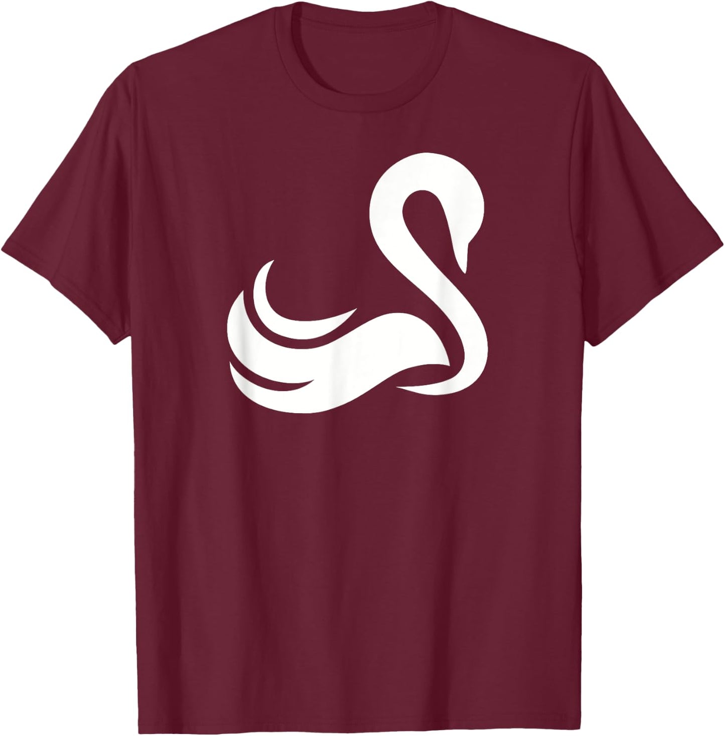Drawn swan T-Shirt - T-Shirt | Maroon