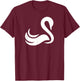 Drawn swan T-Shirt - T-Shirt | Maroon