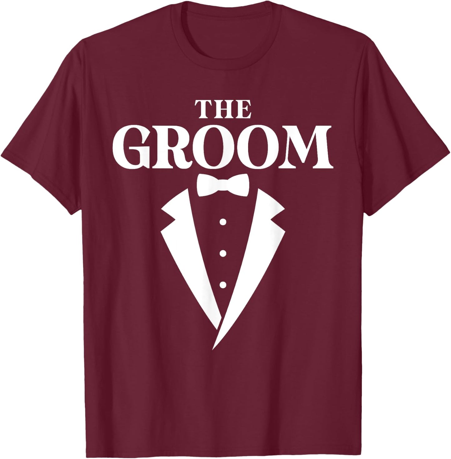 The Groom - Bachelor Party T-Shirt - T-Shirt | Maroon